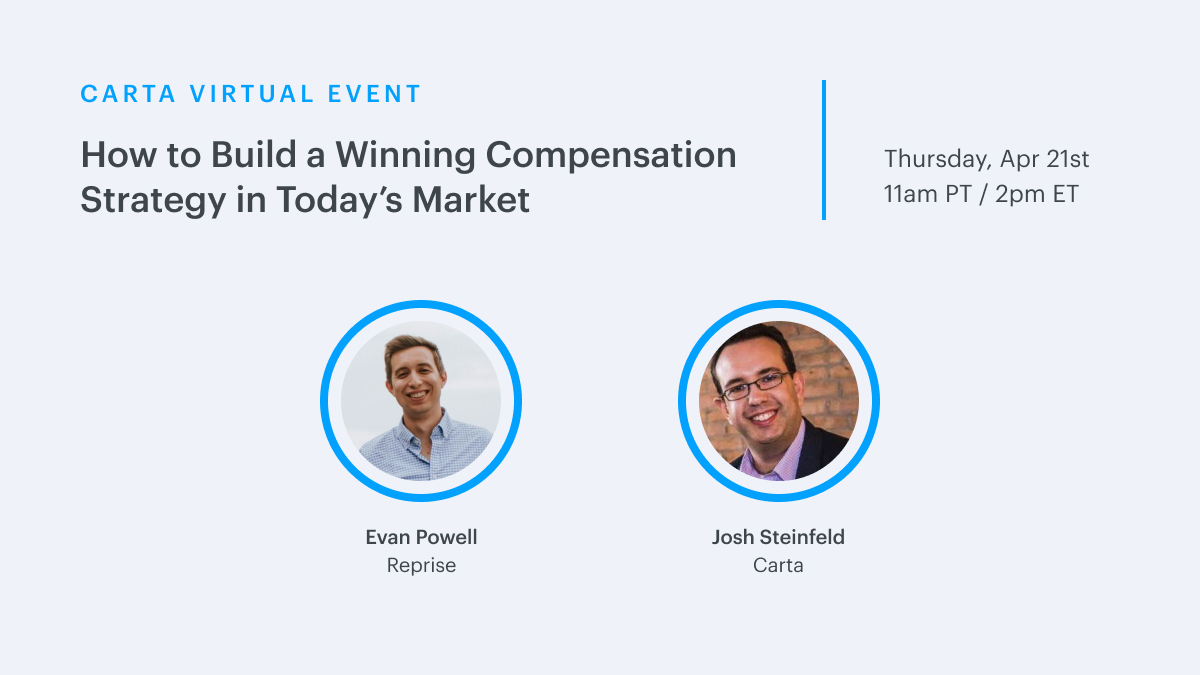 carta compensation strategy live event