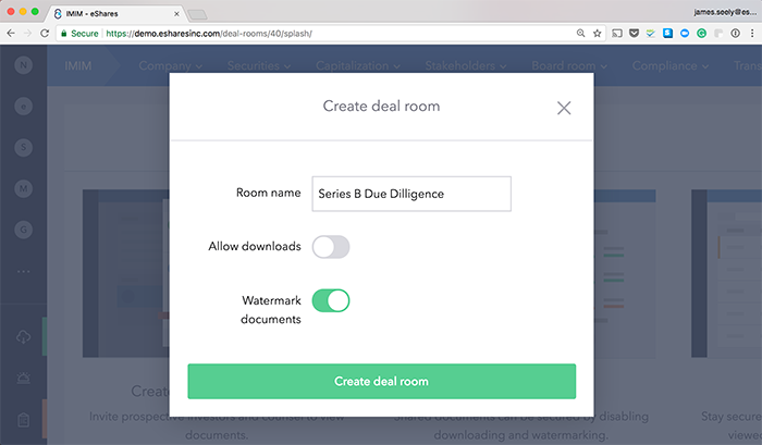 Introducing: Deal Room 2 Introducing: Deal Room 2