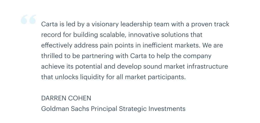 Our Series E and the future of Carta 6 Our Series E and the future of Carta 3