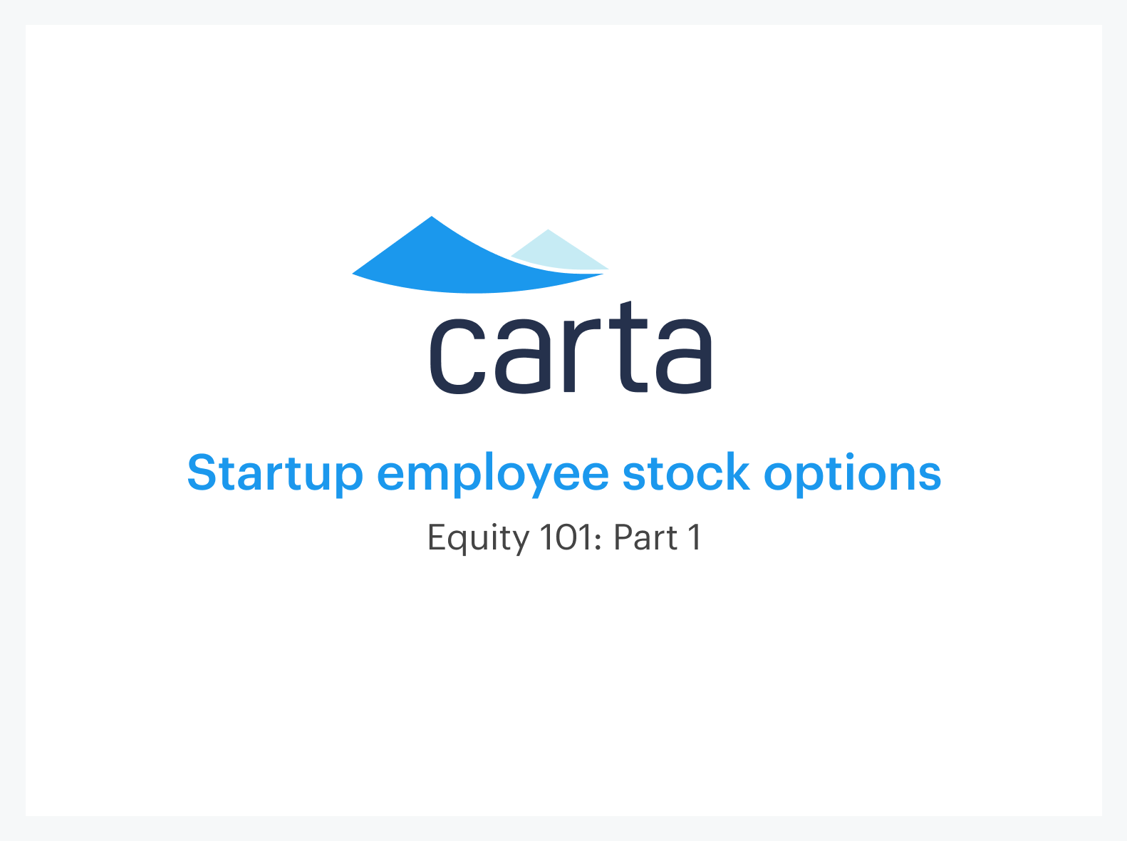 understanding employee stock options||