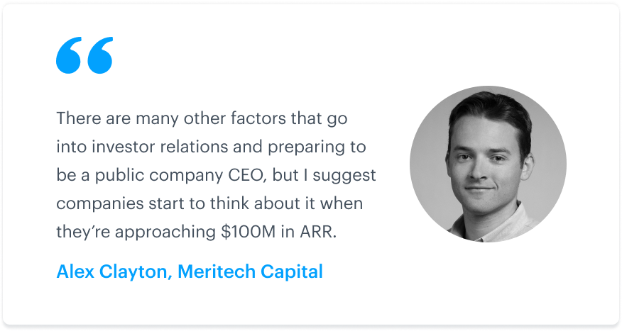 SaaS company valuations, metrics, and IPOs: An interview with Alex Clayton of Meritech Capital 4 SaaS company valuations, metrics, and IPOs: An interview with Alex Clayton of Meritech Capital 4