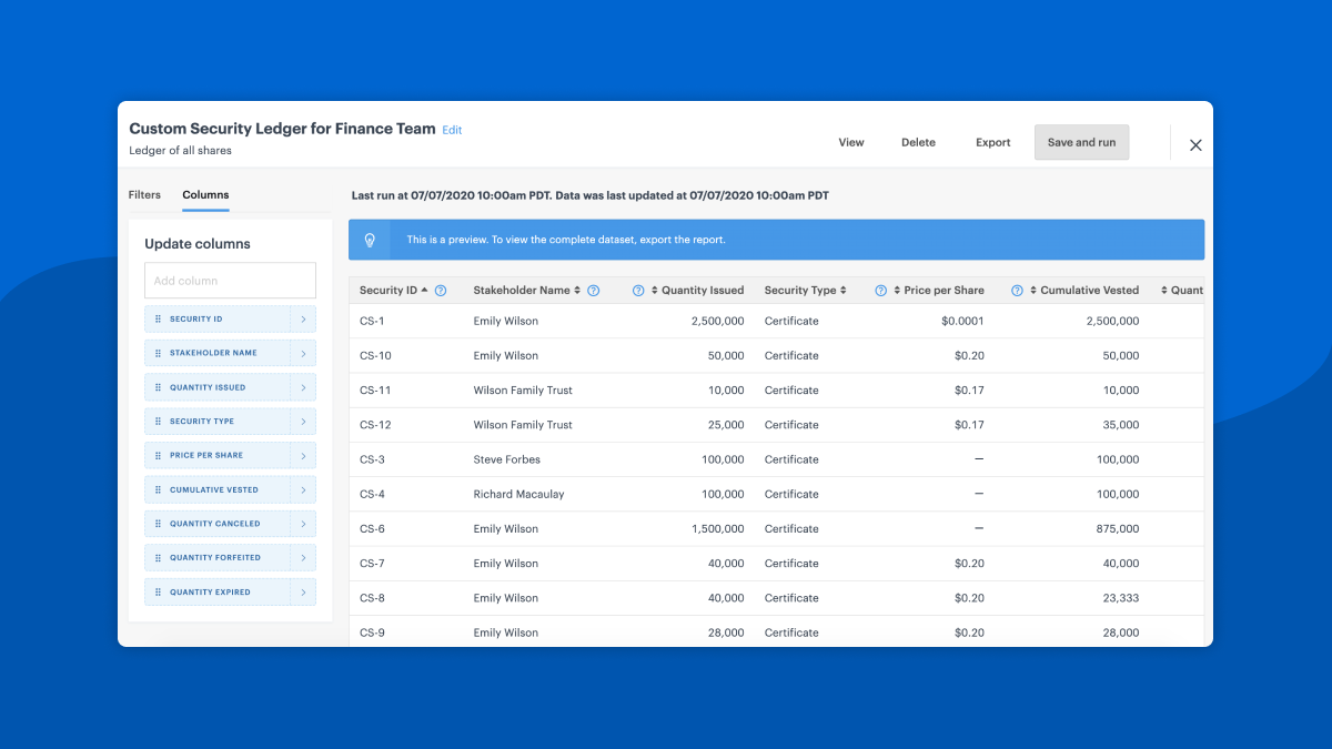 How we improved Carta for corporations in Q2 2020 2
