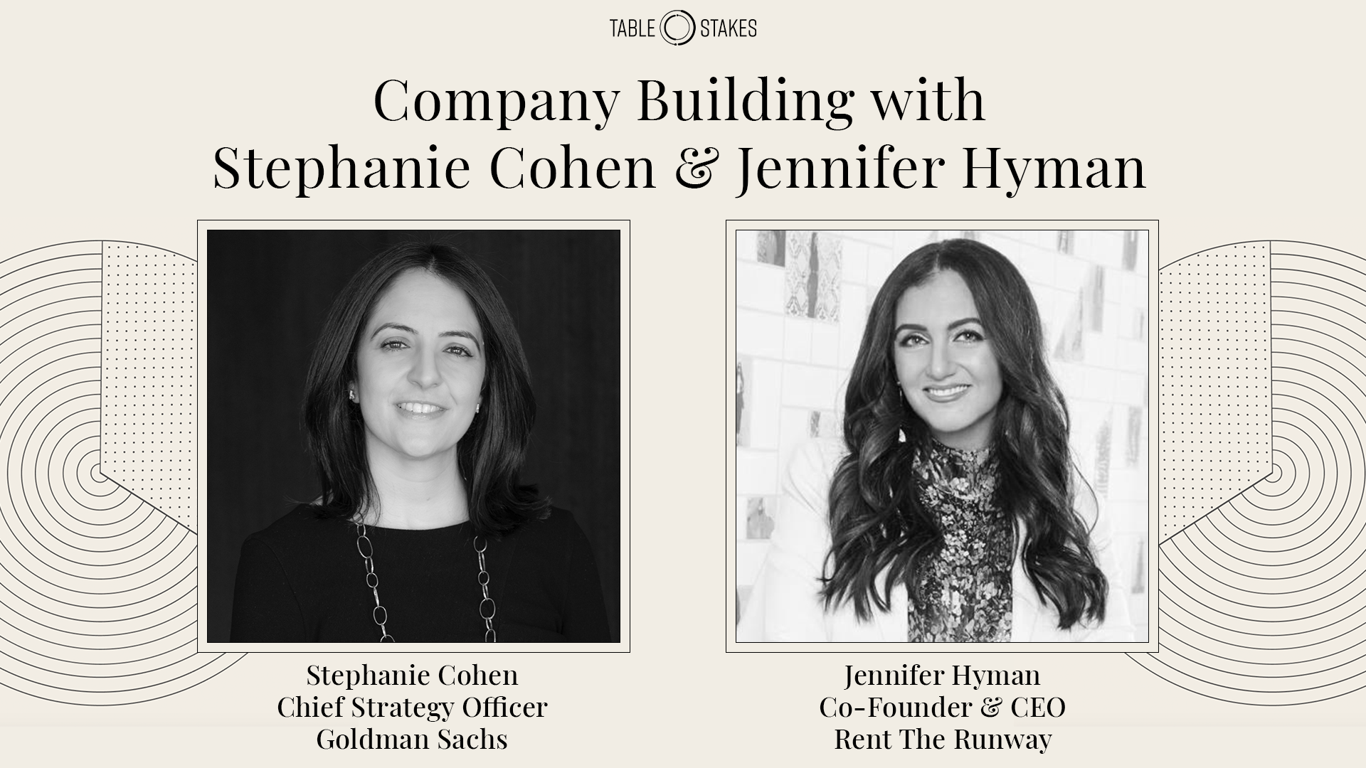 Company Building panel - Table Stakes 2020