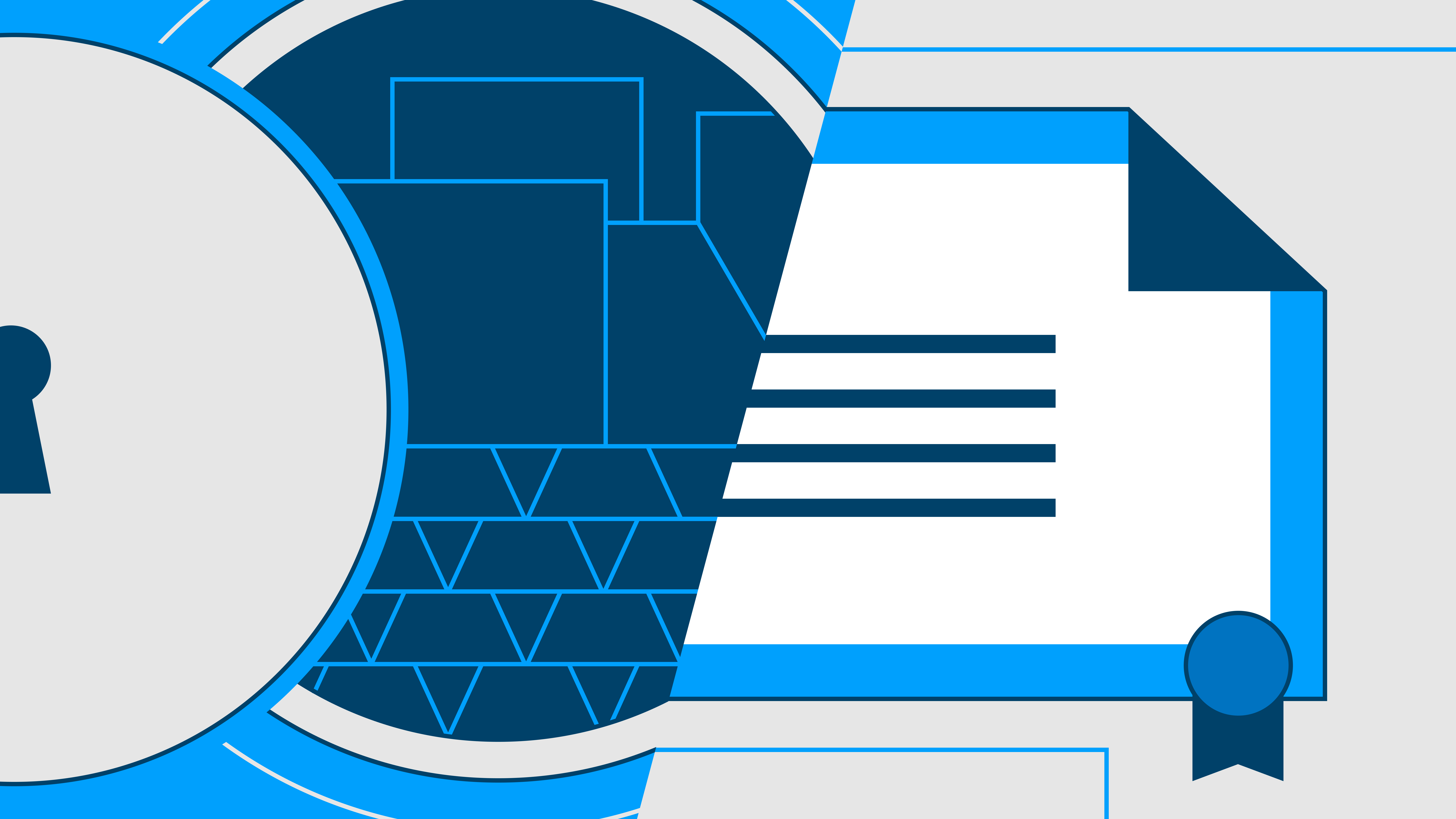 An illustration representing financial paperwork