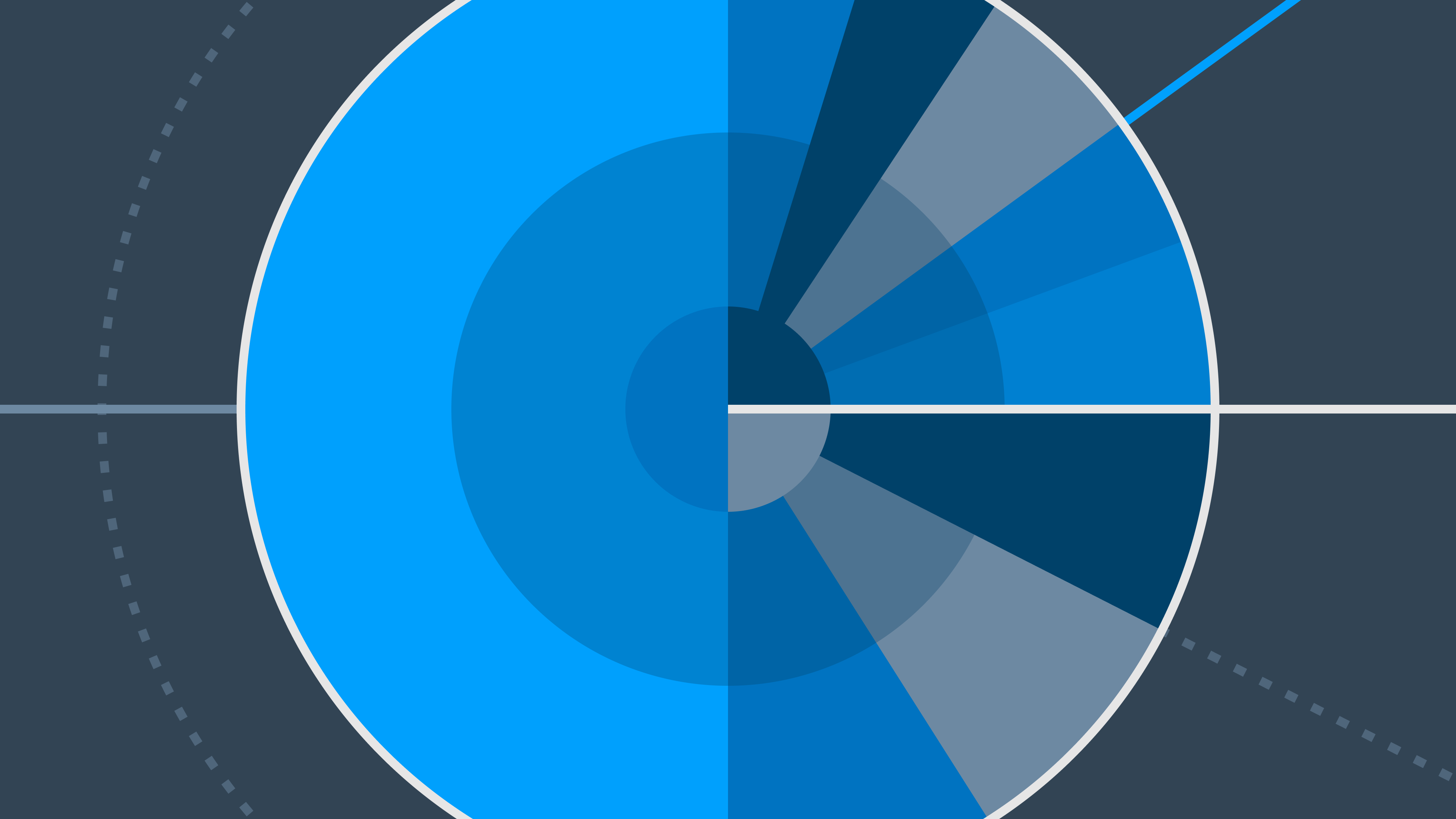 A pie graph