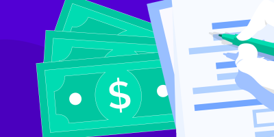 Tax forms and money